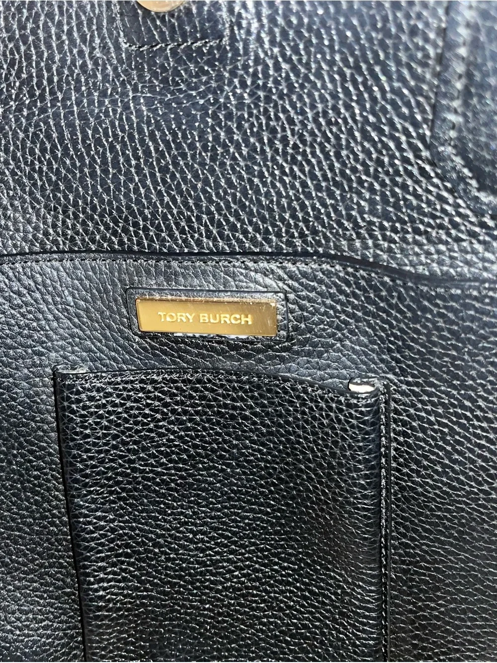 Tory Burch Black Perry Leather Tote Bag